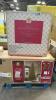 Pre-lit pop-up twinkling snowman, pre-lit 12 foot slim Linden fur tree box 1/2 only