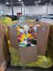 Big box store in a box: corn nuts, coconut oil, Lifesavers, gum, skinny pop, cornflakes, olive oil, bone broth, stove top, fruit rollup, fruit snacks, bags of candy, Quaker oats, & More