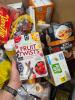 Big box store in a box: corn nuts, coconut oil, Lifesavers, gum, skinny pop, cornflakes, olive oil, bone broth, stove top, fruit rollup, fruit snacks, bags of candy, Quaker oats, & More - 10