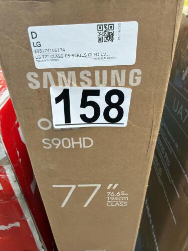 77 inch Samsung 2026 TV graded D states missing TV stands