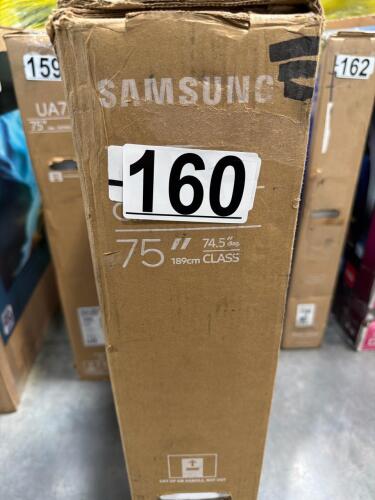 75 inch Samsung TV customer return condition unknown not tested