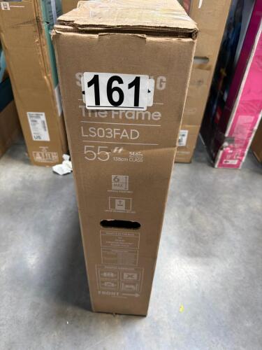 55 inch Samsung frame TV customer return not test tested condition unknown