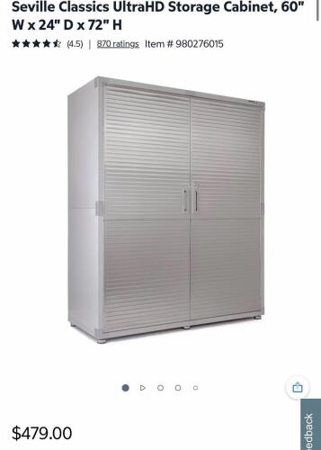 Seville classics ultrahd storage cabinet