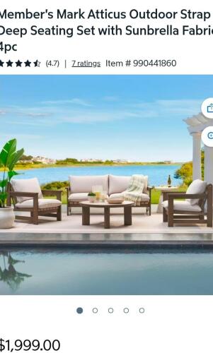 Atticus collection four piece deep seating set