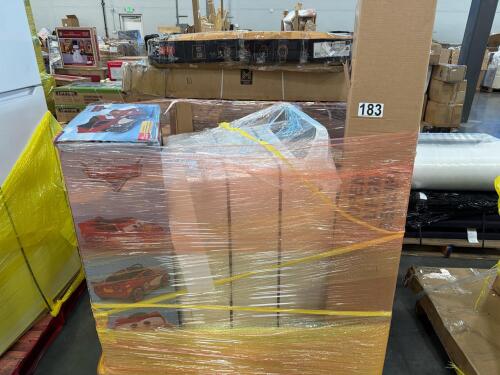 Lightning McQueen right on car, Kenmore dryer tire, & More