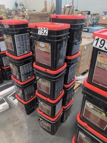 8- wise company emergency food supply buckets
