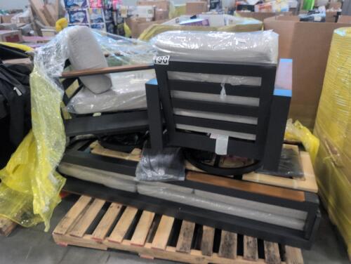 Outdoor furniture out of box we don't know if it's complete