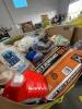 Big box store in the box: plates, clothing, Reynolds wrap, cups, detergent, game, dog treats, Burpee's wax, shoes, containers, blanket, & More - 8