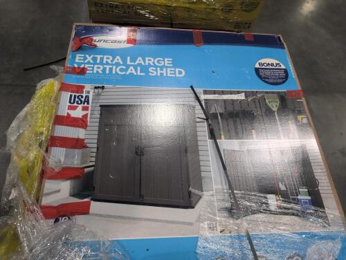 Suncast extra large vertical shed