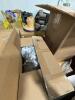 mattress, COLAMY chair, rug pad, SANITAIRE professional bag vacuum charging cables, box of hats, and more - 9