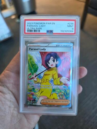 PSA 10 - POKEMON SCARLET & VIOLET PARADOX RIFT - PARASOL LADY 238/182 ULTRA RARE