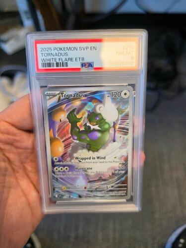 2025 Pokemon SV Promo White Flare ETB Tornadus #210 PSA 9