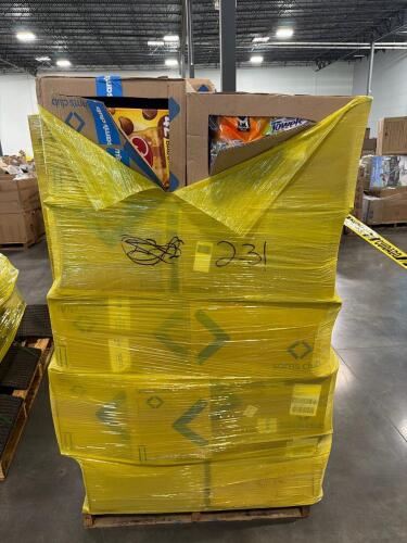 Big box store in mystery boxes