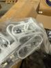 mattress, COLAMY chair, rug pad, SANITAIRE professional bag vacuum charging cables, box of hats, and more - 10