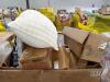 Boxes, hurricane fan steam sauna room, lighting, blankets, baking pan, ZOSI security camera, crib sheet, soprano ukulele MU45, grill cover, bath mat, Jack and Rose, & More