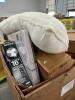Boxes, hurricane fan steam sauna room, lighting, blankets, baking pan, ZOSI security camera, crib sheet, soprano ukulele MU45, grill cover, bath mat, Jack and Rose, & More - 4