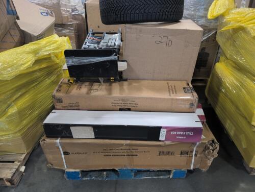 Tire, Dolly, six person instant cabin tent, Christmas outdoor decor, Yamaha true bar, trampoline box piece, DIY Nutcracker, & More