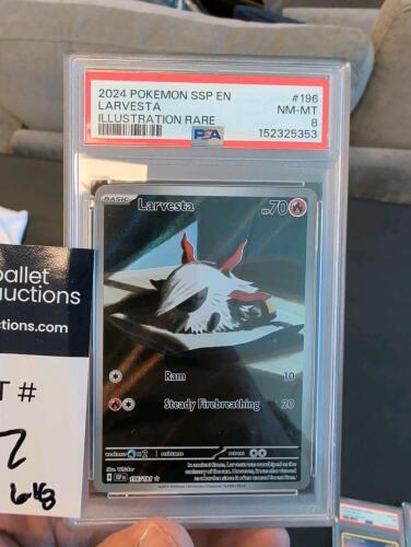 2024 Pokemon SSP EN illustration rare psa 8
