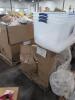 Bolts of fabric, storage totes, and more - 3