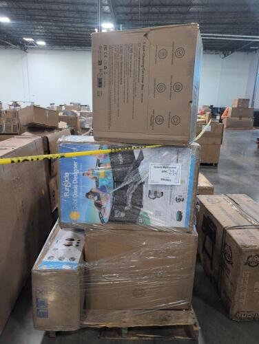 Multiple swimming pools, NEXGRILL, self cleaning cat litter box, used power unit does have damage ECOFLOW