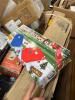 Utility tire, Christmas chicken, can opener, scale, beanbag toss game, wagon, rug, protector, umbrellas, & More - 6