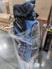 Luggage , cobra dark speed driver, himal, golf clubs, baseball bats , California 340 paddle board, - 2