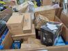 Final gloves, speaker, scallop board, Warner power steamer, lighting, memory foam pillow, and