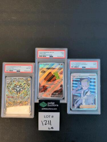 3 misc pokemon graded slabs