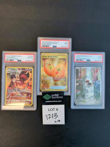 3 misc pokemon graded slabs