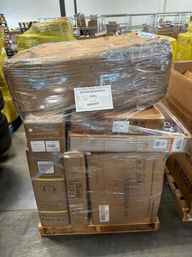 Miscellaneous furniture, 50 inch TV, deck box, & More