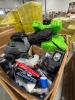 Pool cleaner, pi&ntilde;ata's, blue monster pipe Red, lantern, backpack OGO, the Northface, KLIPSCH in wall speaker, SADVAS books, paper clips, & More - 8