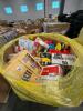 big box in a box, famous amos, Stark is tuna, noodles, food, tissue, how are a drinks, and much more