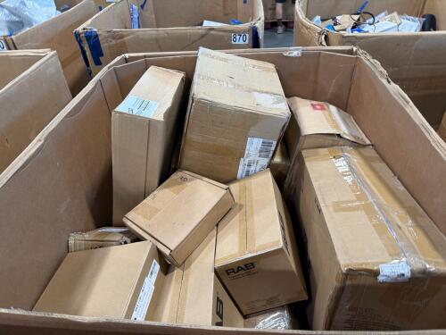 Miscellaneous pallet, RAB, floor polishing pads, bathroom sink faucets, RAB, & More