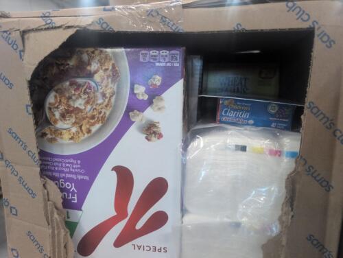 Big box store in mystery boxes