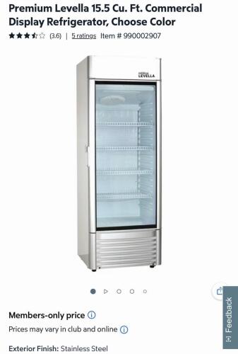 Premium LEVELLA refrigerator PRF155DX