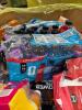 Big box store in the box: glass cleaner, graham crackers, Gatorade, tide pods, disinfecting wipes, almonds, Folgers, hefty garbage bags, Ozark Trail shutter swimmer, splendid, country time eliminate, copy paper, & More - 5
