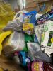 Big box store in a box: cheez it, Powerade, Dawn, honey, Dawn, propel, febreeze, mushrooms, garbage bags, glass cleaner, peanuts, tide pods, power wash, peaches, and much more - 7