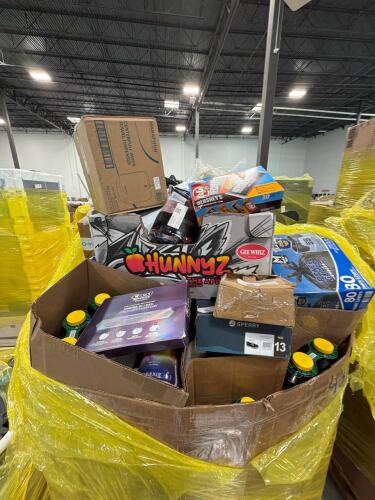 Big box store in a box: secret, press, Downey, Pine-Sol, clothing, garbage bags, detergent, bath tissue, candy bars, oatmeal, paper towels, and much more