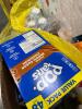 Big box in a box: Cracker jacks, knives, cups, garbage bags, propel, iced tea, biscuits, undergarments, towels, and much more - 3