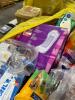 Big box in a box: Cracker jacks, knives, cups, garbage bags, propel, iced tea, biscuits, undergarments, towels, and much more - 7
