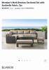 Brenton collection 70 piece sectional with fire table