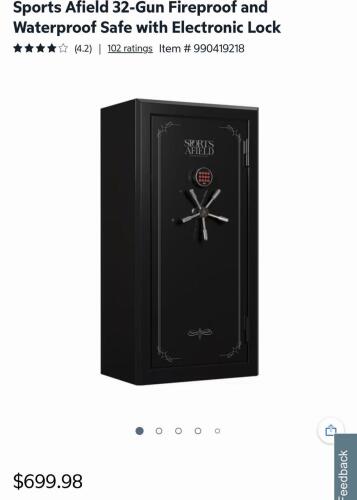 Sports AFIELD 32 fire and waterproof executive safe