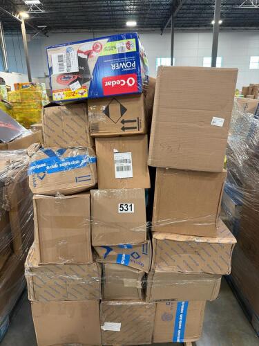 Big box store in mystery boxes