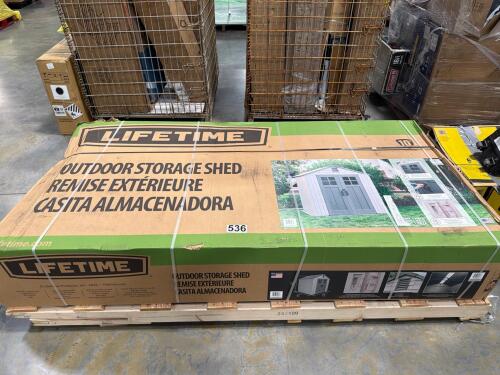 Lifetime outdoor storage shed, 60512