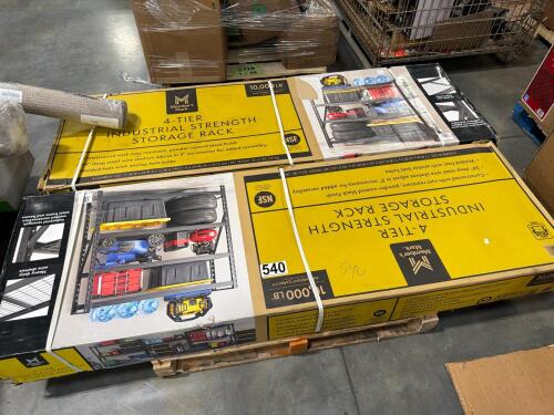 Two &ndash; industrial strength storage racks