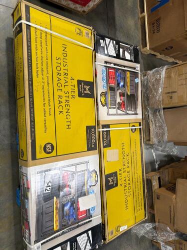 Two &ndash; industrial strength storage racks