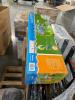 Pool supplies, F22 power rack piece, pool, tripod, chairs, - 3