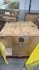 Oversized cuddle chair and storage ottoman, cream