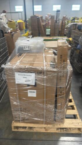Mattress, beverage refrigerator, miscellaneous furniture
