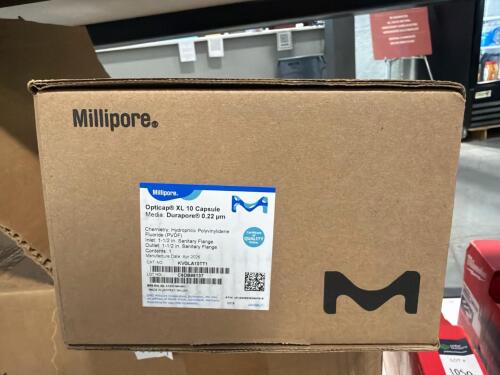 Approx 11 boxes millipore opticap xl 10 capsule